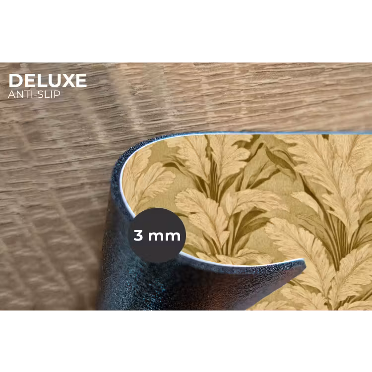 Palmbladeren - Klassiek - Groen Placemat vinyl groot 368 -closeup