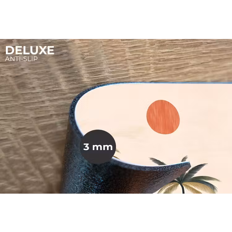 Palmbomen - Abstract - Zon - Heuvels Placemat vinyl groot -closeup