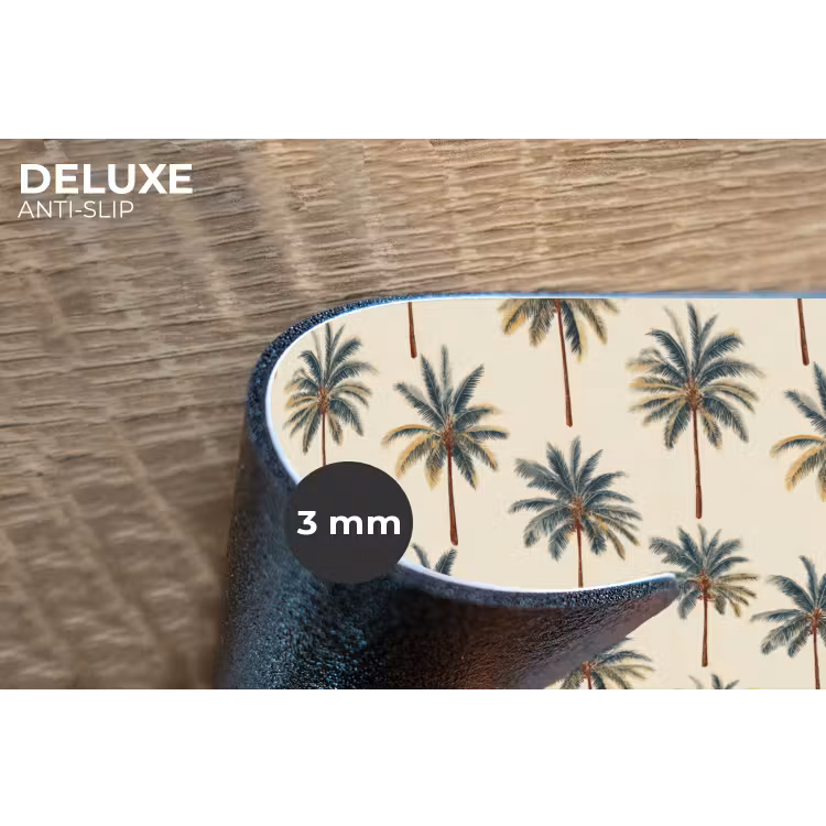 Palmbomen - Tropisch - Groen Placemat vinyl groot 368 -closeup
