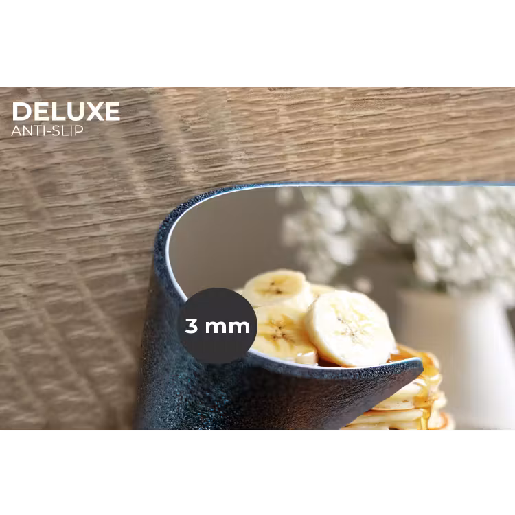 Pannenkoeken - Banaan - Siroop - Wit - Beige Placemat vinyl groot -closeup