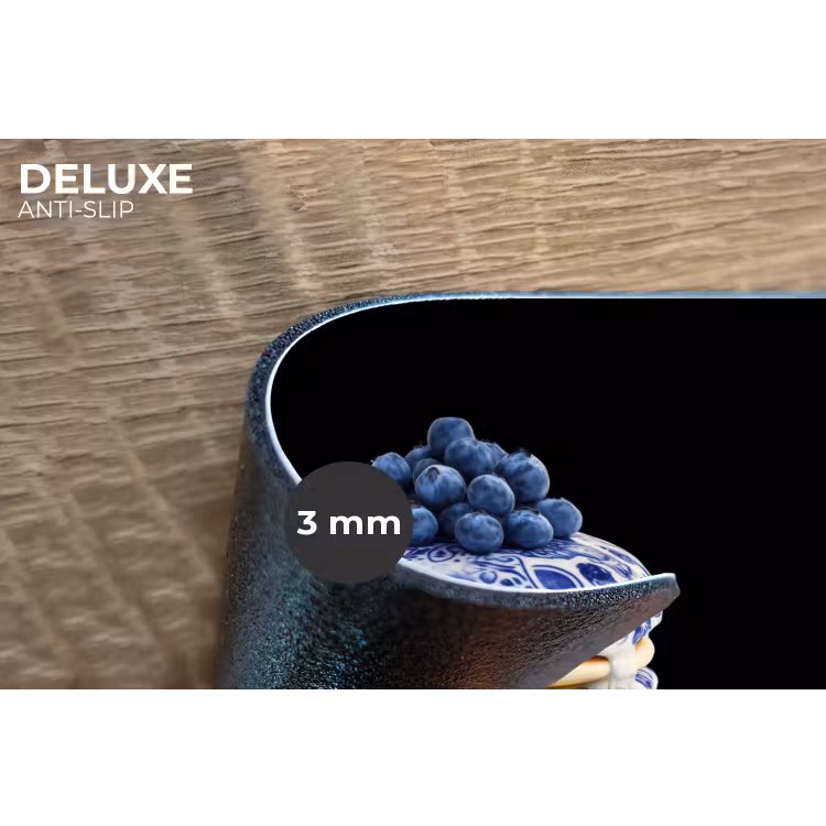 Pannenkoeken - Blauwe Bessen - Bord Placemat vinyl groot -closeup