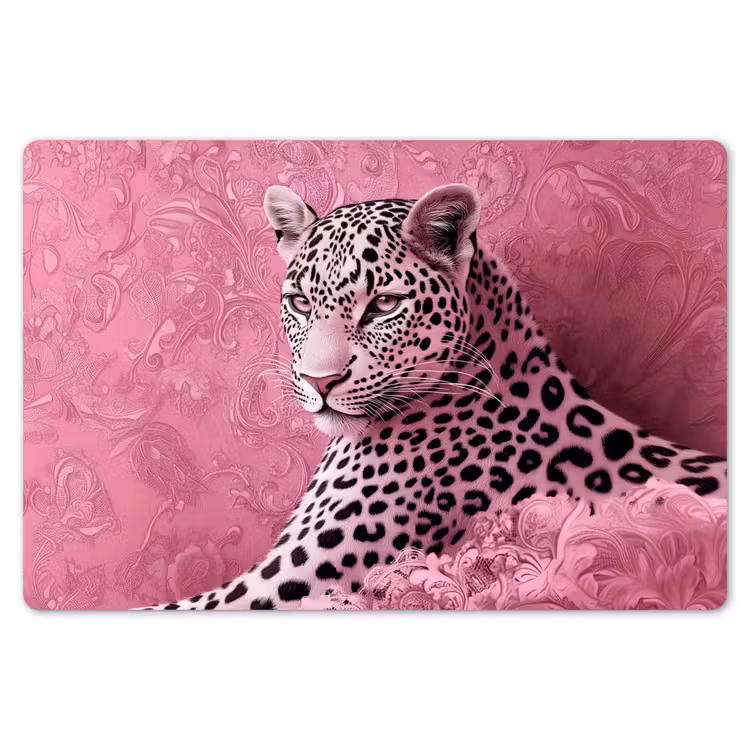 Panter - Luxe - Roze Placemat vinyl groot -zzsfeer1_Kitchenyeah-website