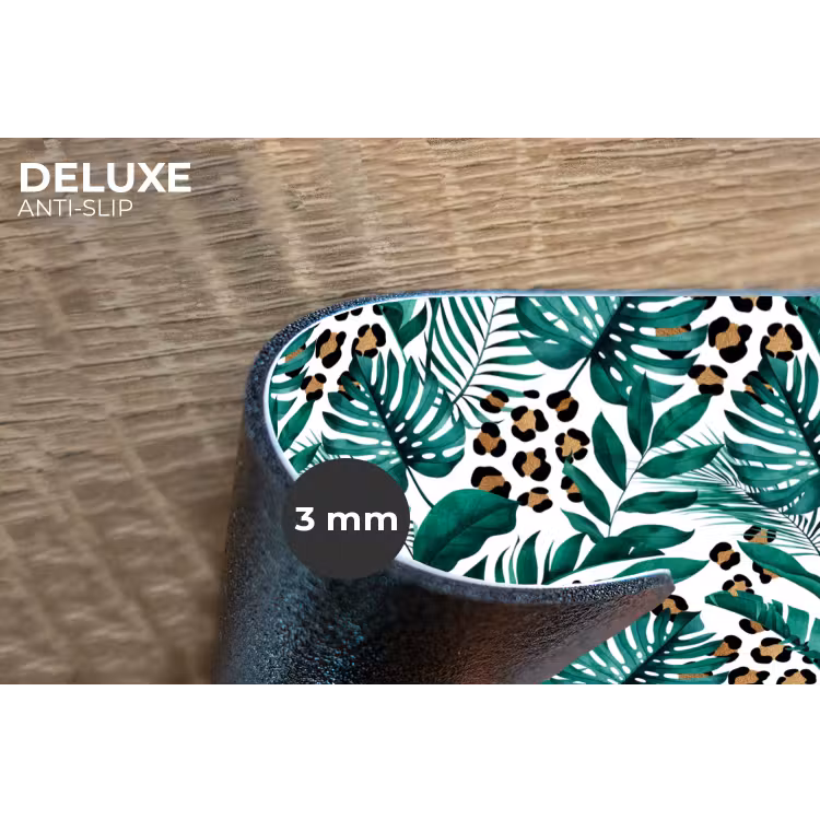 Panterprint - Bladeren - Jungle Placemat vinyl groot -closeup