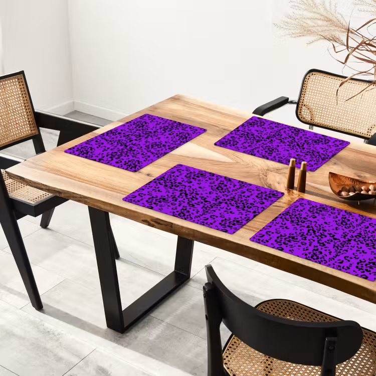 Panterprint - Paars - Patroon Placemat vinyl groot 368 -zzsfeer4_Kitchenyeah-website