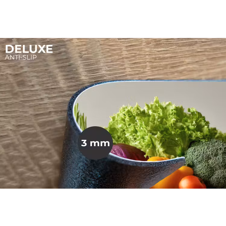 Papieren - Boodschappen - Groente - Kleurrijk Placemat vinyl groot -closeup