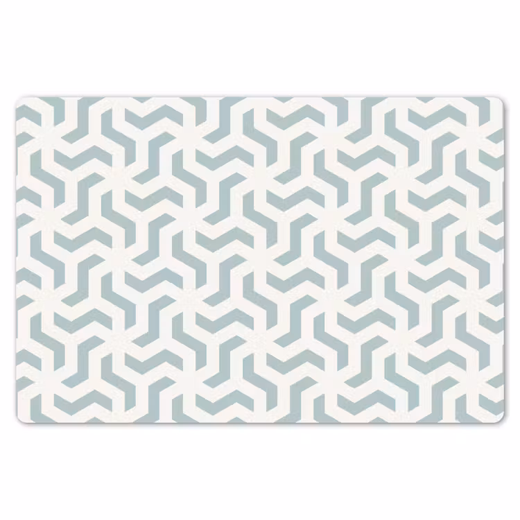 Patronen - Abstract - Groen - Geometrie Placemat vinyl groot 368 -zzsfeer1_Kitchenyeah-website