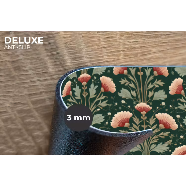 Patroon - Botanisch - Kleurrijk Placemat vinyl groot 368 -closeup