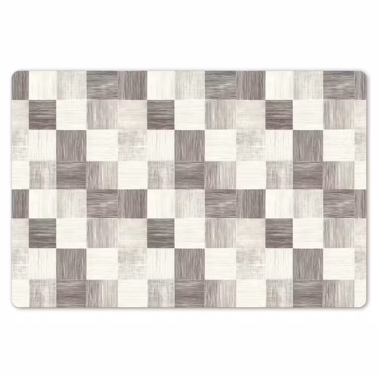 Patroon - Dambord - Houtnerf Placemat vinyl groot 368 -zzsfeer1_Kitchenyeah-website