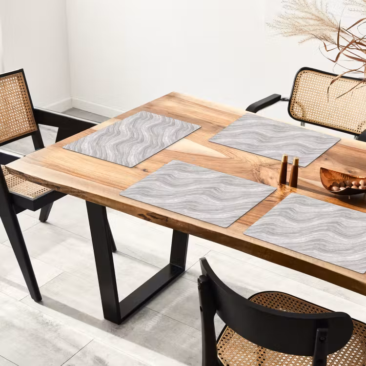 Patroon - Helder - Wit - Grijs Placemat vinyl groot 368 -zzsfeer4_Kitchenyeah-website
