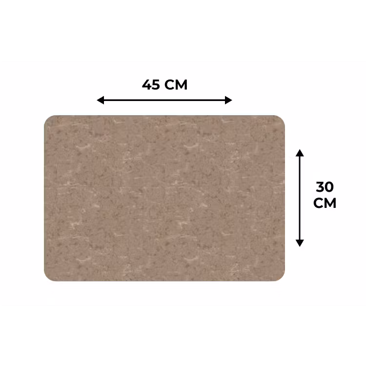Patroon - Kalksteen - Beige Placemat vinyl groot 368 -specs