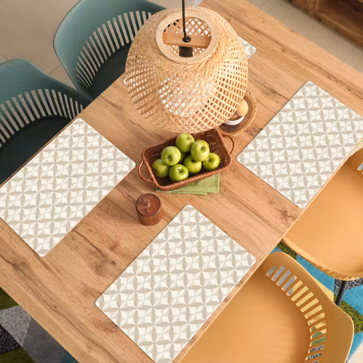 Patroon - Klassiek - Beige Placemat vinyl groot 368 -zzsfeer5_Kitchenyeah-website
