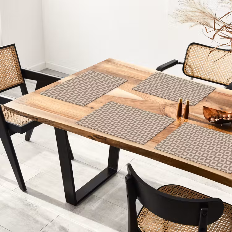 Patroon - Marmer - Beige Placemat vinyl groot 368 -zzsfeer4_Kitchenyeah-website