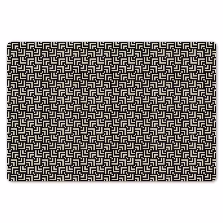 Patroon - Marmer - Zwart Placemat vinyl groot 368 -zzsfeer1_Kitchenyeah-website