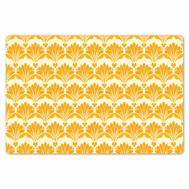 Patroon - Motief - Geel Placemat vinyl groot 368 -zzsfeer1_Kitchenyeah-website