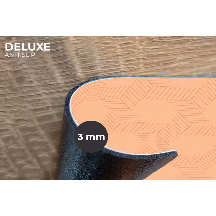Patroon - Oranje - Lijnen Placemat vinyl groot 368 -closeup