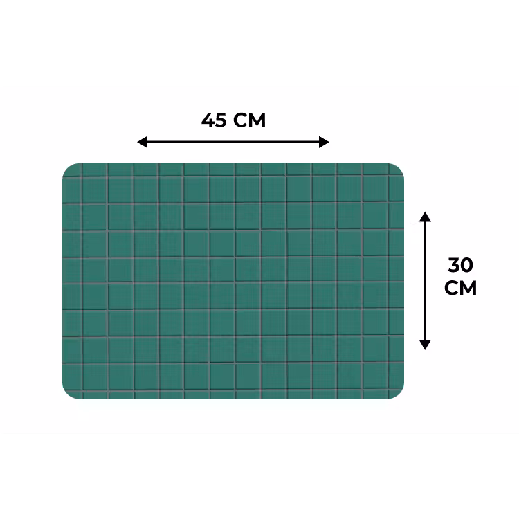 Patroon - Patroon - Smaragd Placemat vinyl groot 368 -specs