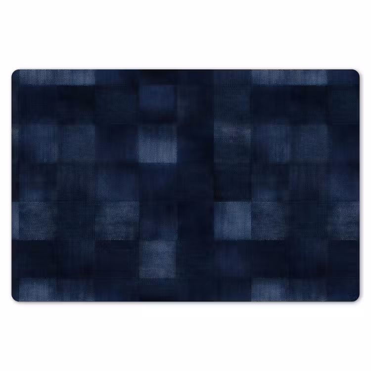 Patroon - Ruit - Marineblauw Placemat vinyl groot 368 -zzsfeer1_Kitchenyeah-website