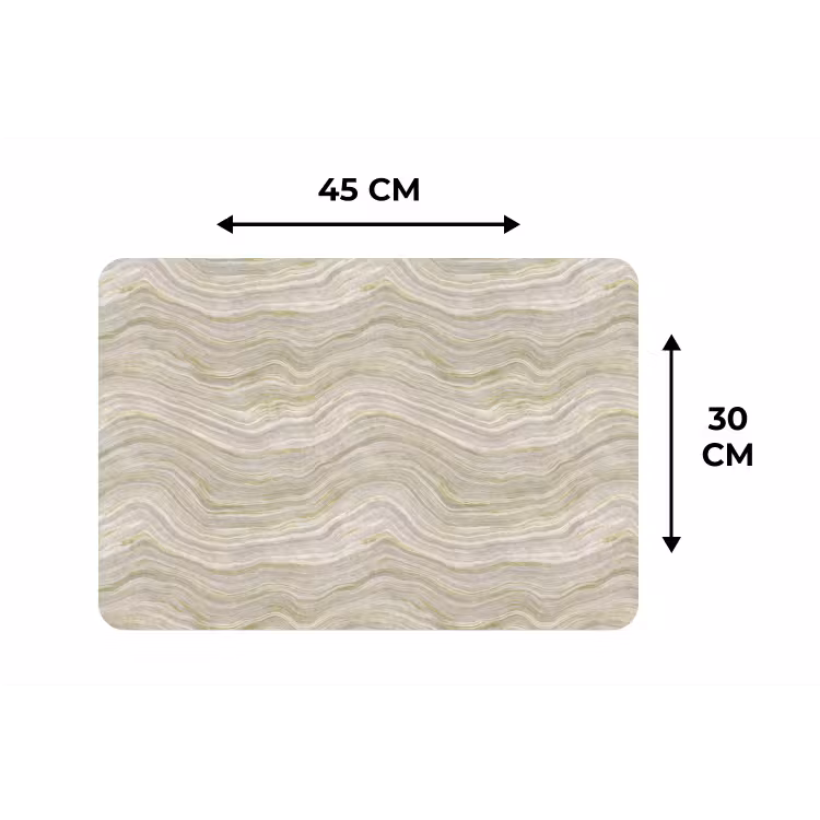 Patroon - Sereen - Groen Placemat vinyl groot 368 -specs