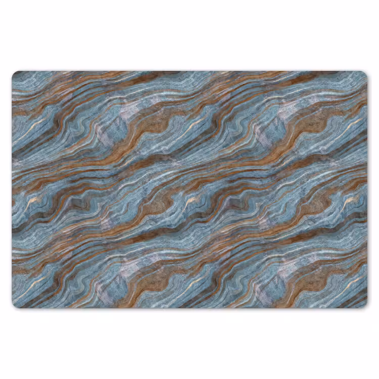 Patroon - Steen - Blauw Placemat vinyl groot 368 -zzsfeer1_Kitchenyeah-website