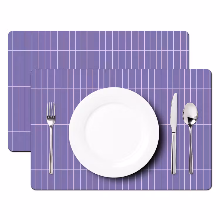 Patroon - Tegel - Lila Placemat vinyl groot 368 -zzsfeer2_Kitchenyeah-website