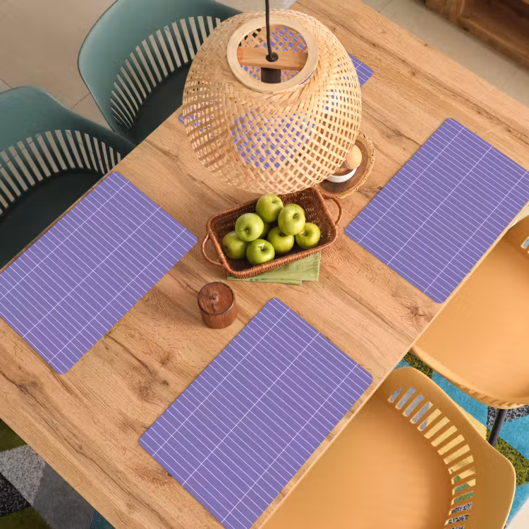 Patroon - Tegel - Lila Placemat vinyl groot 368 -zzsfeer5_Kitchenyeah-website