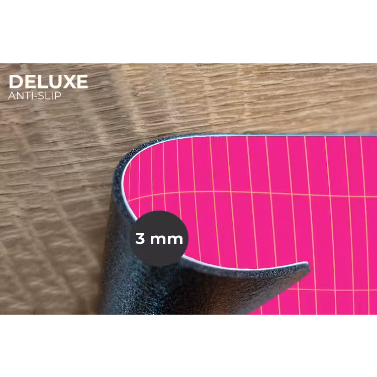 Patroon - Tegel - Magenta - Roze Placemat vinyl groot 368 -closeup