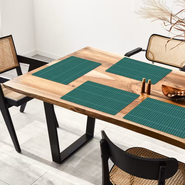Patroon - Tegel - Saliegroen Placemat vinyl groot 368 -zzsfeer4_Kitchenyeah-website