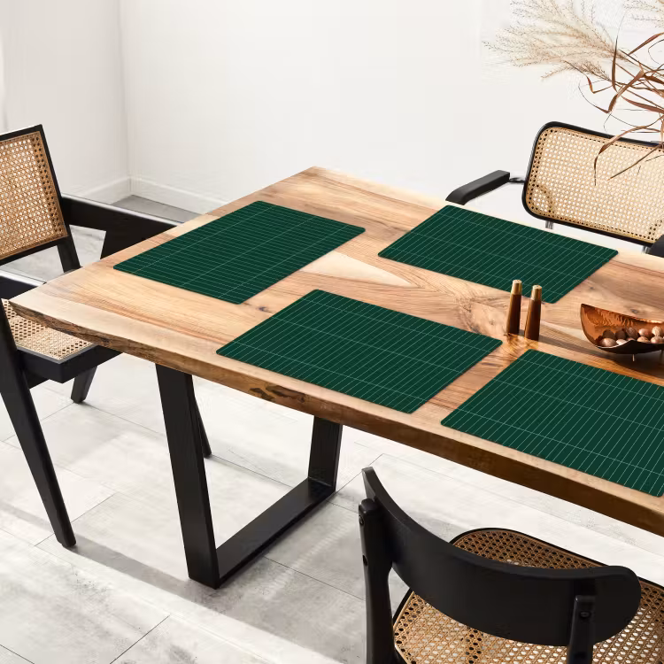 Patroon - Tegels - Donkergroen Placemat vinyl groot 368 -zzsfeer4_Kitchenyeah-website