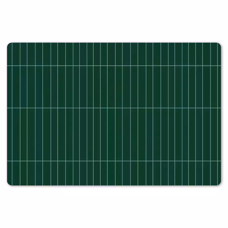 Patroon - Tegels - Donkergroen Placemat vinyl groot 368 -zzsfeer1_Kitchenyeah-website
