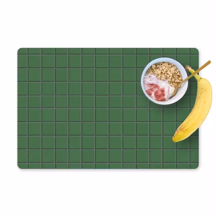 Patroon - Tegels - Groen Placemat vinyl groot 368 -zzzproduct_Kitchenyeah-website