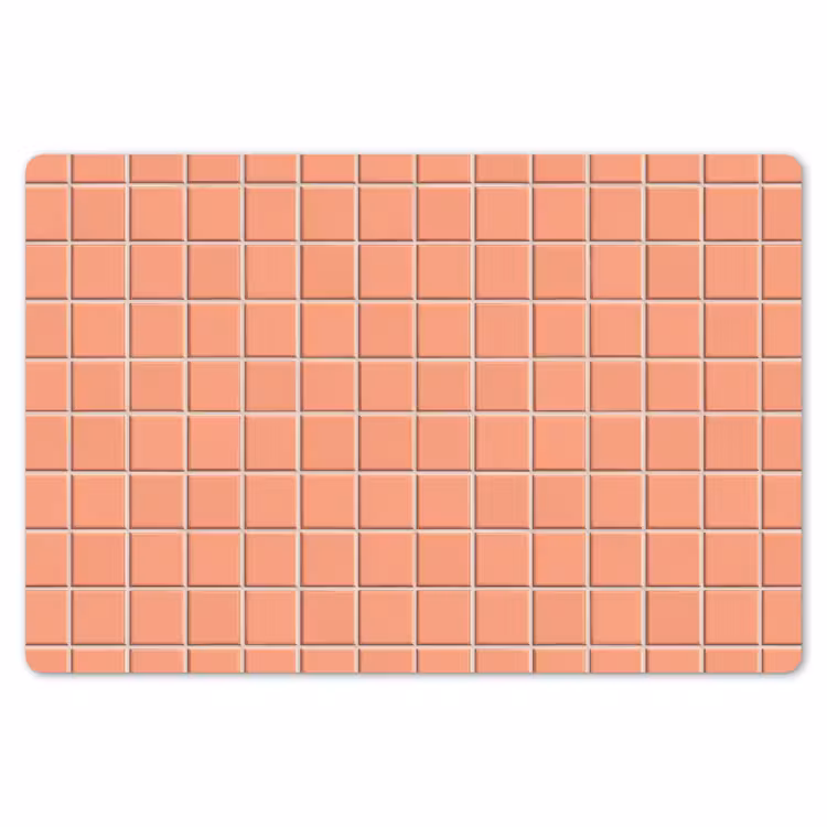 Patroon - Tegels - Perzik Placemat vinyl groot 368 -zzsfeer1_Kitchenyeah-website