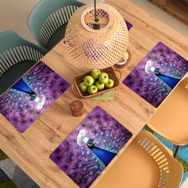Pauw - Koksmuts - Cool - Paars Placemat vinyl groot -zzsfeer5_Kitchenyeah-website