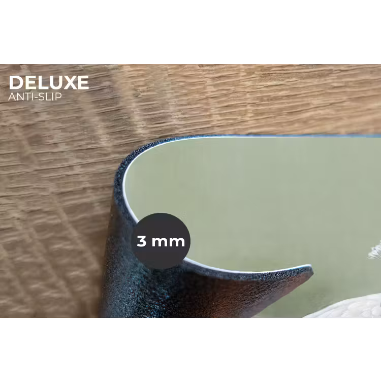 Pauwen - Wit - Natuur - Groen Placemat vinyl groot -closeup