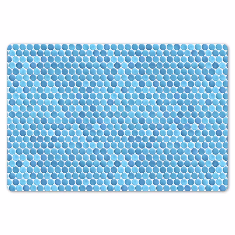 Penny - Mozaïek - Lichtblauw Placemat vinyl groot 368 -zzsfeer1_Kitchenyeah-website