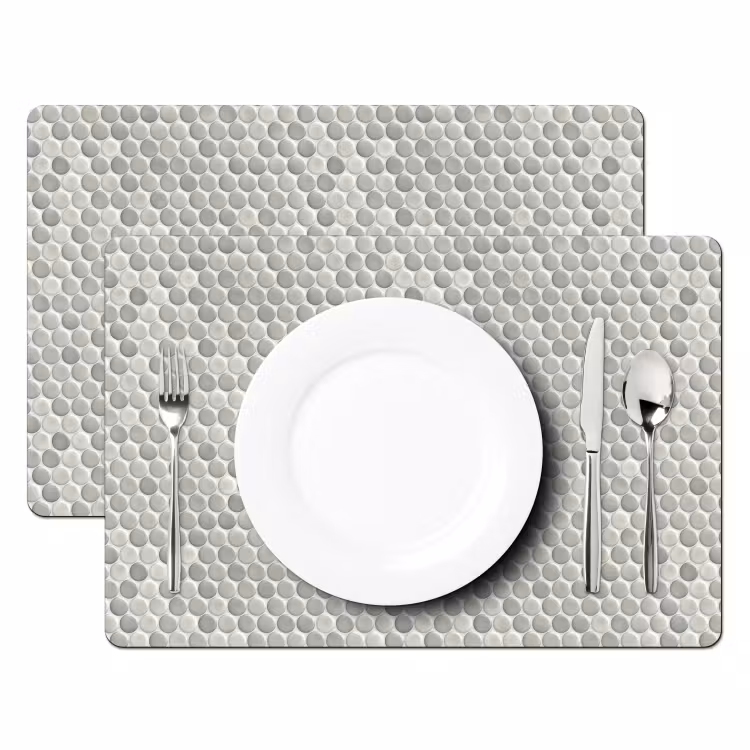 Penny - Mozaïek - Lichtgrijs Placemat vinyl groot 368 -zzsfeer2_Kitchenyeah-website