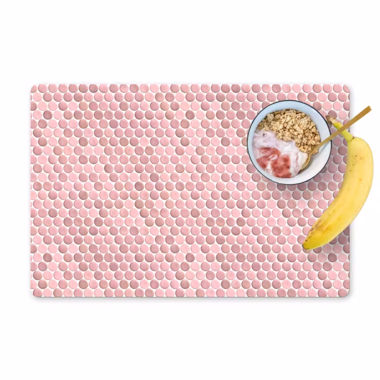 Penny - Mozaïek - Lichtroze Placemat vinyl groot 368 -zzzproduct_Kitchenyeah-website