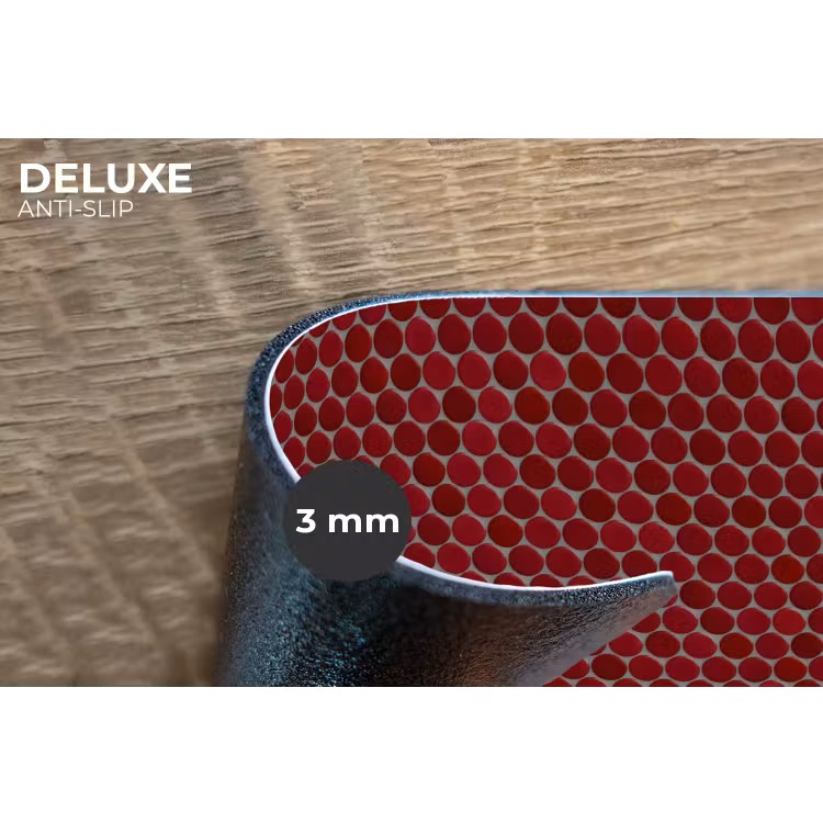 Penny - Mozaïek - Rond - Rood Placemat vinyl groot 368 -closeup