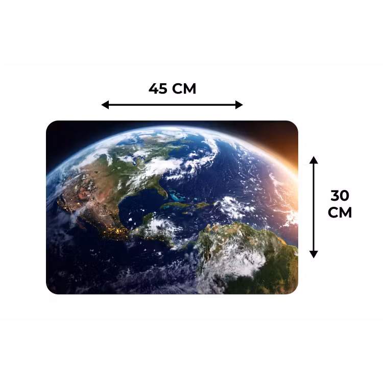 Placemat - 6 stuks - Planeet - Ruimte - Kosmos - Planeet - Ruimte - Kosmos Placemat vinyl groot