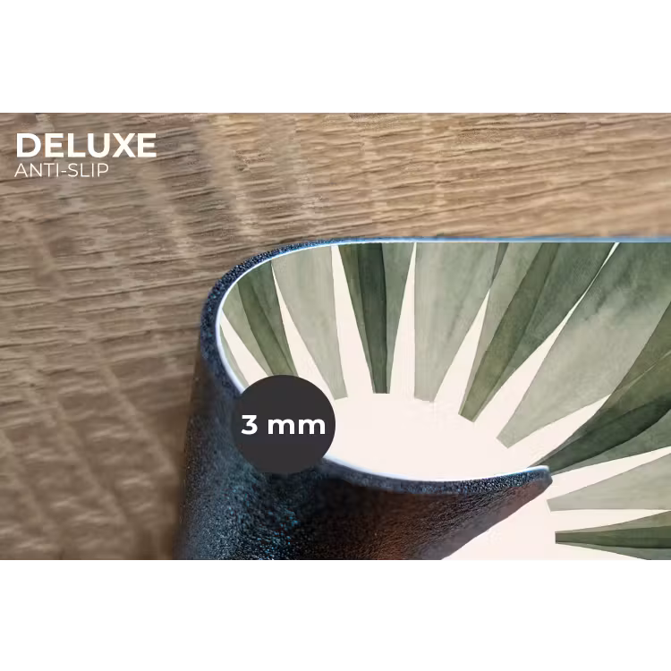 Planten - Abstract - Waterverf - Groen - Natuur Placemat vinyl groot -closeup