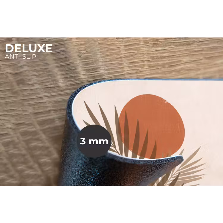 Planten - Bladeren - Abstract - Modern - Beige Placemat vinyl groot -closeup