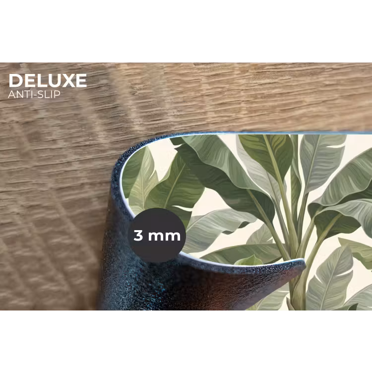 Planten - Bladeren - Tropisch - Groen Placemat vinyl groot -closeup