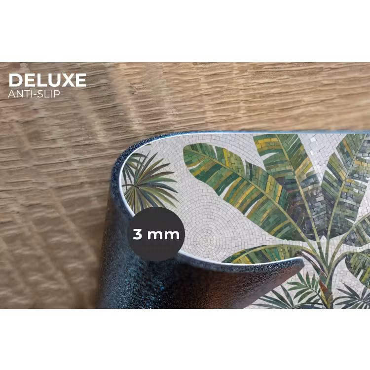 Planten - Tropisch - Mozaïek - Groen - Natuur Placemat vinyl groot -closeup