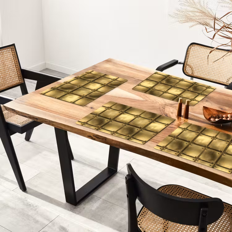 Platen - Industrieel - Stoer - Goud Placemat vinyl groot 368 -zzsfeer4_Kitchenyeah-website