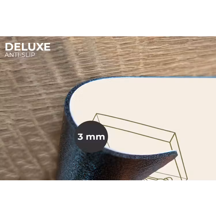 Platenspeler - Vinyl - Muziek - Minimalistisch - Groen Placemat vinyl groot -closeup