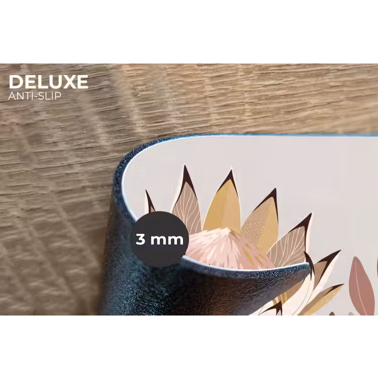 Protea - Bloem - Botanisch - Beige Placemat vinyl groot -closeup