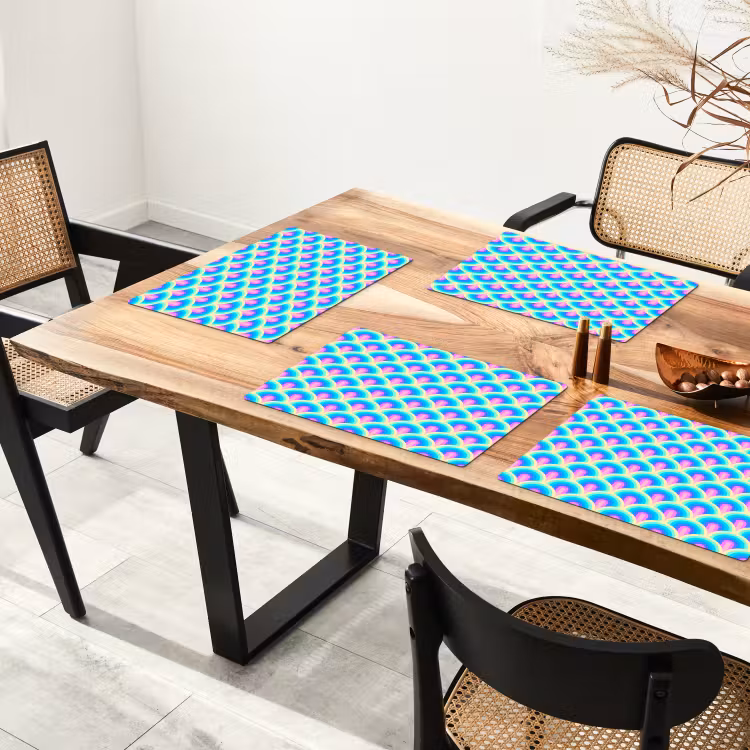 Regenbogen - Waaier - Vrolijk Placemat vinyl groot 368 -zzsfeer4_Kitchenyeah-website