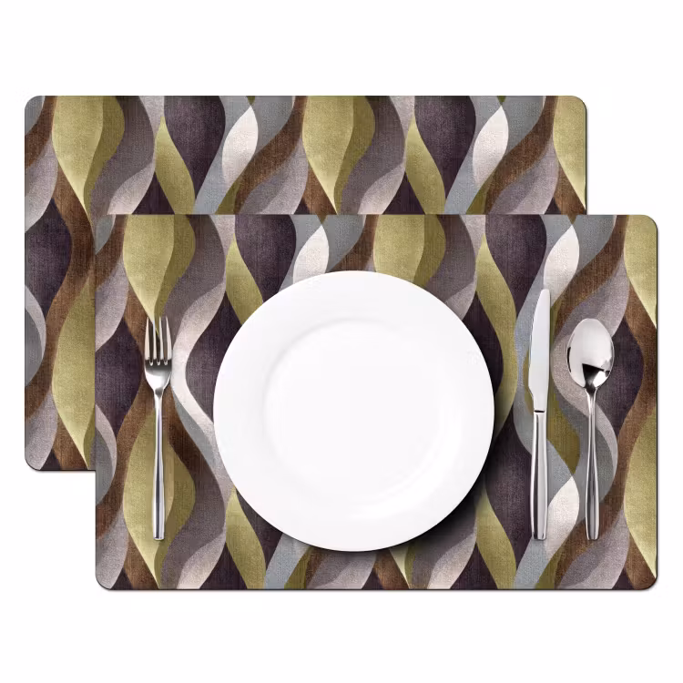 Retro - Banen - Kleurrijk Placemat vinyl groot 368 -zzsfeer2_Kitchenyeah-website