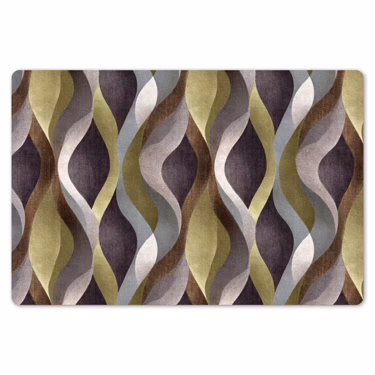 Retro - Banen - Kleurrijk Placemat vinyl groot 368 -zzsfeer1_Kitchenyeah-website