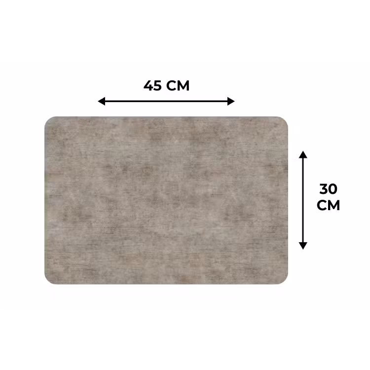 Retro - Beton - Patroon Placemat vinyl groot 368 -specs