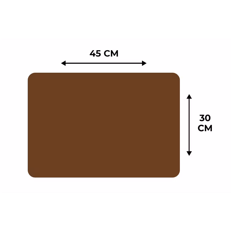 Rich - Espresso - Bruin Placemat vinyl groot 368 -specs